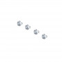 Akyga AK-CA-79 ATX Power Supply Mounting Screw Set, 4 pcs, Galvanized Steel