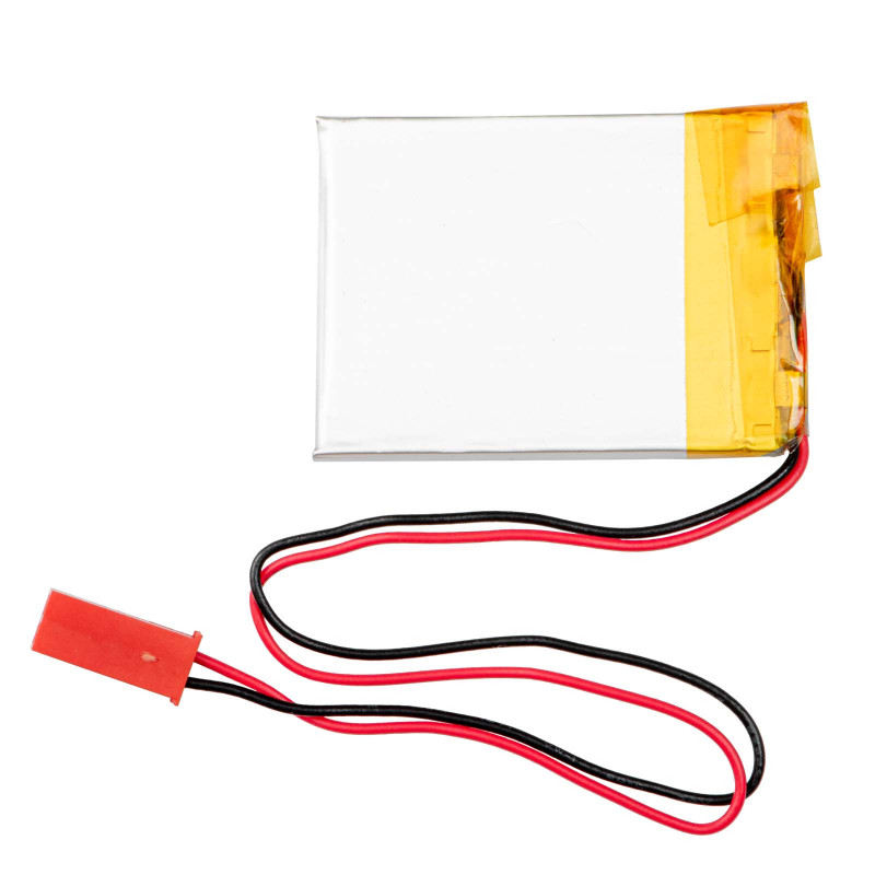 Akyga AKY0300 LP303040 Li-Po Battery 3.7 V 320 mAh with PCM, JST 2.54 mm 2-Pin Connector, 150 mm Leads