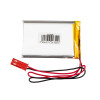 Akyga AKY0638 LP603450 Li-Po Battery 3.7 V 1200 mAh with PCM, JST 2.54 mm 2-pin Connector, 100 mm Leads