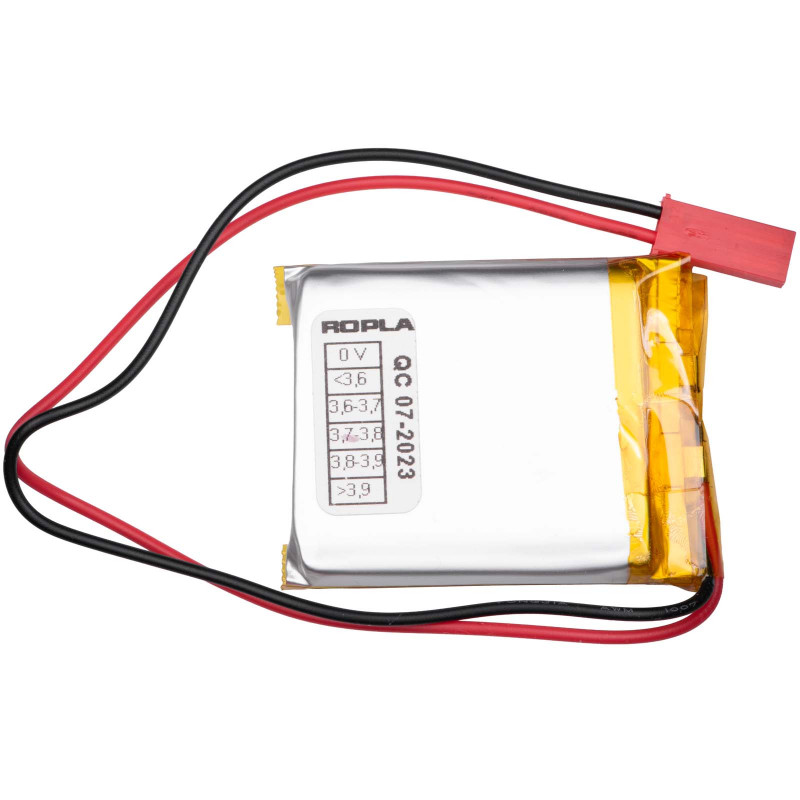 Akyga AKY0659 LP783442 Li-Po Battery 3.7 V 1150 mAh with PCM, JST 2.54 mm 2-pin Connector, 150 mm Leads