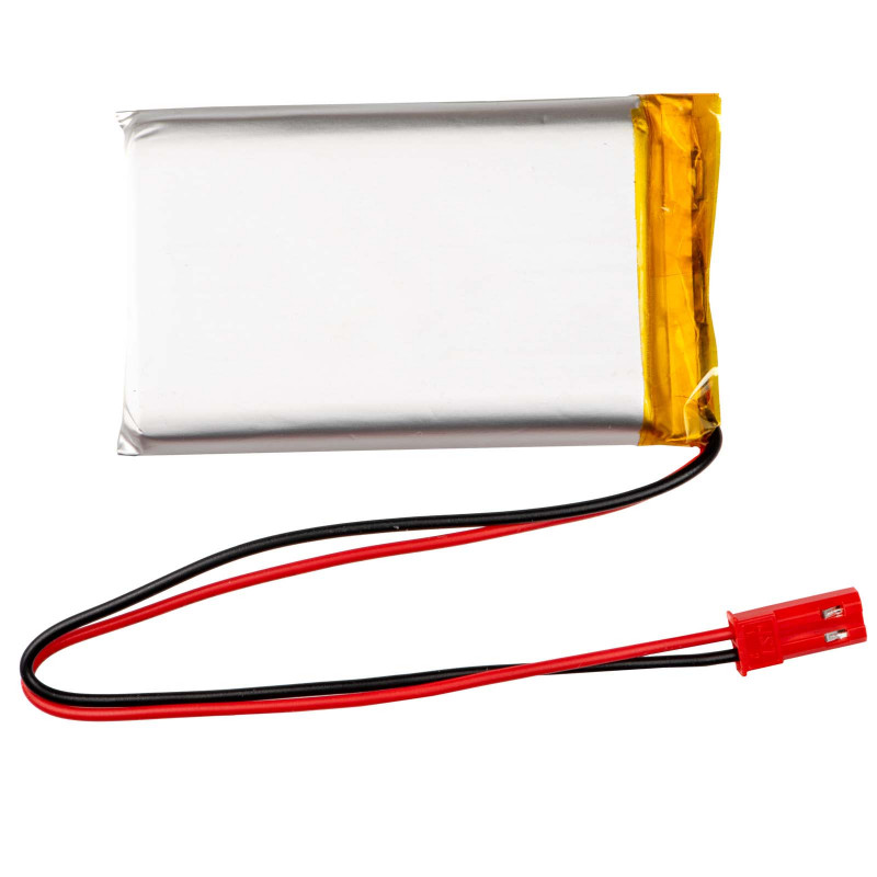 Akyga AKY0653 LP103740 Li-Po Battery 3.7 V 1580 mAh with PCM, JST 2.54 mm 2-pin Connector, 150 mm Leads