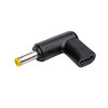 Akyga AK-ND-C03 USB-C to DC 4.8 x 1.7 mm Laptop Charging Adapter, 18.5-20 V, 100 W