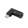 Akyga AK-ND-D02 DC 7.4 x 5.0 mm + Pin to USB-C PD Adapter for Laptop Chargers, 65 W