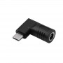 Akyga AK-ND-D04 DC 6.5 x 4.4 mm + Pin to USB-C PD Adapter for Laptop Chargers, 65 W