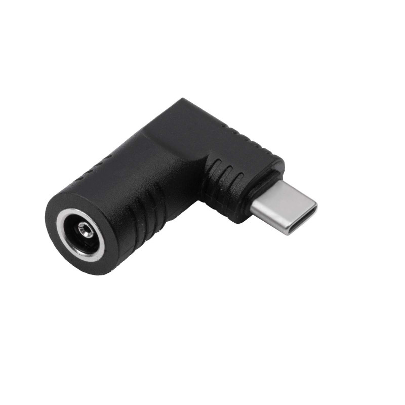 Akyga AK-ND-D04 DC 6.5 x 4.4 mm + Pin to USB-C PD Adapter for Laptop Chargers, 65 W