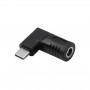 Akyga AK-ND-D09 DC 5.5 x 3.0 mm + Pin to USB-C PD Adapter for Laptop Chargers, 65 W, for HP