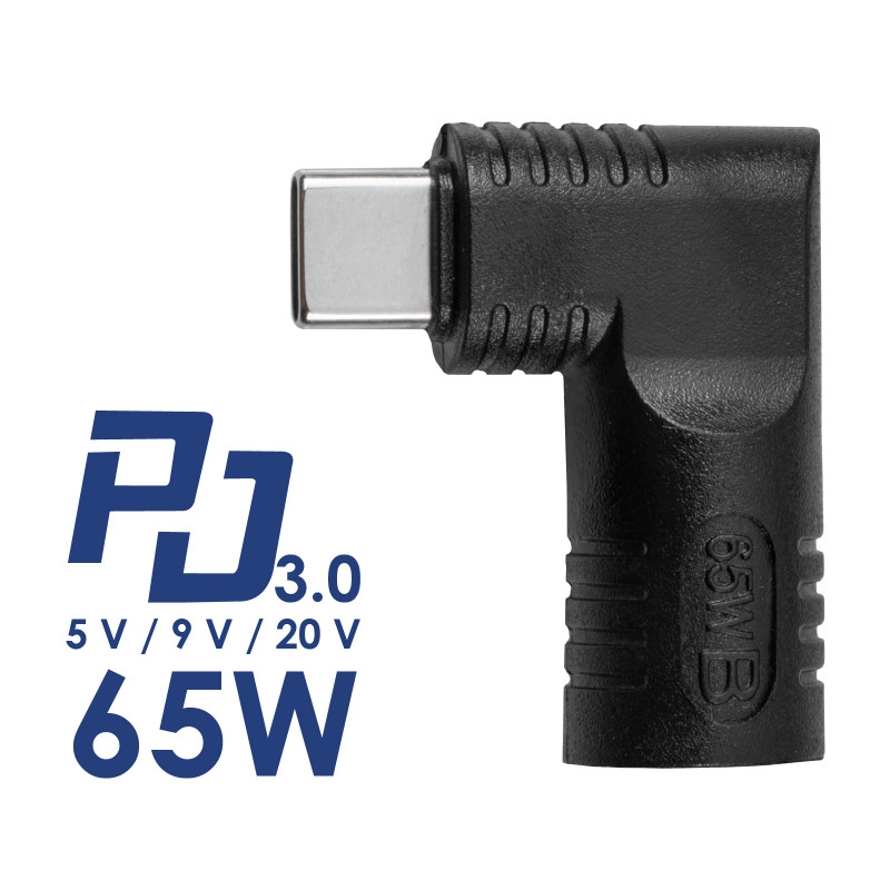 Akyga AK-ND-D15 DC 2.5 x 0.7 mm to USB-C PD Adapter for Laptop Chargers, 65 W
