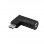 Akyga AK-ND-D17 DC 3.0 x 1.0 mm to USB-C PD Adapter for Laptop Chargers, 65 W