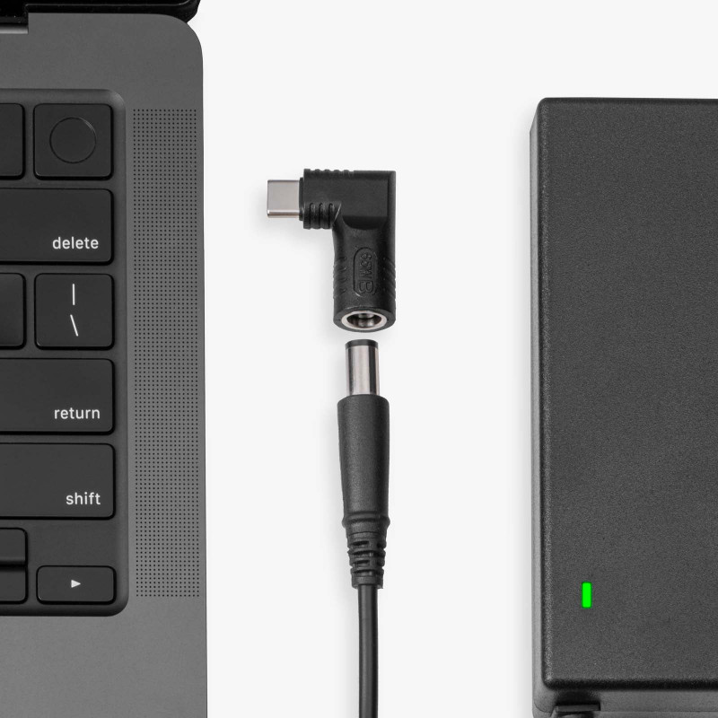 Akyga AK-ND-D17 DC 3.0 x 1.0 mm to USB-C PD Adapter for Laptop Chargers, 65 W
