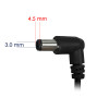 Akyga AK-ND-76 Car Laptop Power Adapter 19.5 V / 2.31 A, 45 W, 4.5 x 3.0 mm + Pin, for HP