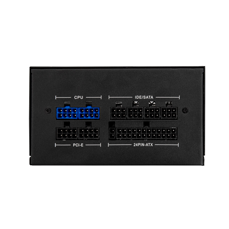 Akyga AK-FL-500 Fanless ATX Power Supply 500 W, Full Modular, 80 PLUS, APFC