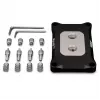 Thermal Grizzly Mycro Pro Stainless Steel CPU Cooler, AMD AM4/AM5, black/silver