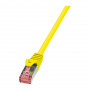 LogiLink CQ2027S PrimeLine CAT6 S/FTP PIMF Patch Cable, 0.5 m, RJ45, Yellow
