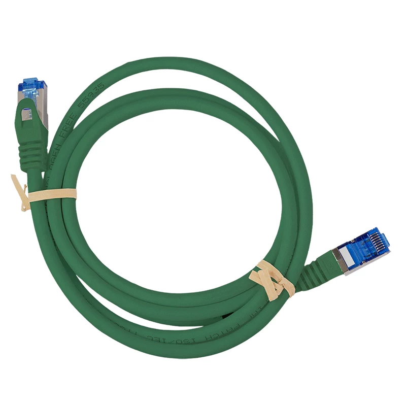 LogiLink CP4015S Cat.6A CCA S/FTP LSZH patch cable, 0.25 m, green