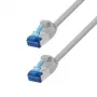 LogiLink CP5002S Cat.6A S/FTP patch cable, LSZH, SlimLine, 0.15 m, grey