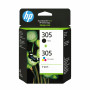 HP 305 Original Ink Cartridge Multipack (2 pcs), Tri-color and Black