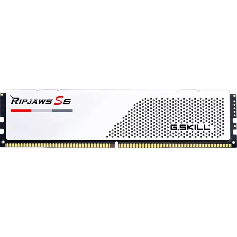 G.Skill Ripjaws S5 F5-5600J3036D32GX2-RS5W DDR5-5600 memory kit, 64 GB (2 x 32 GB), white