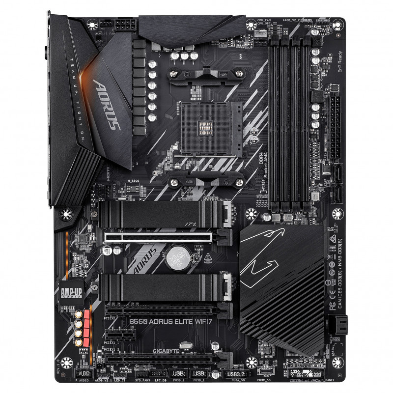 Gigabyte B550 AORUS ELITE WiFi7 Motherboard, Socket AM4, ATX, 4x DDR4