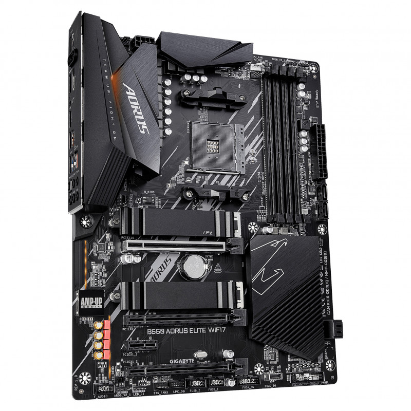 Gigabyte B550 AORUS ELITE WiFi7 Motherboard, Socket AM4, ATX, 4x DDR4