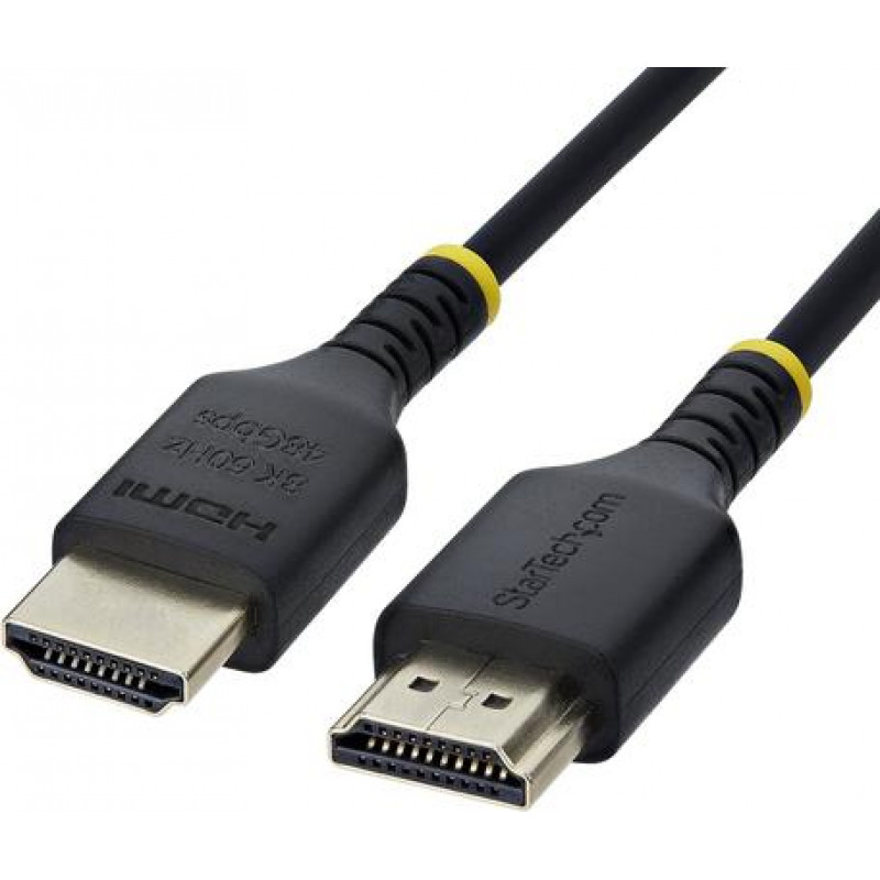 StarTech.com HDMI21-CBL-SLIM-50C slim HDMI 2.1 cable, 50 cm, black