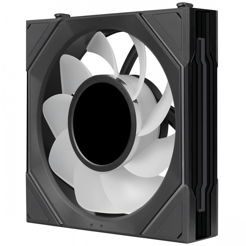 Lian Li UNI FAN SL-INF LCD FLEX Wireless case fans (3 pcs) with controller, ARGB and LCD, Reverse Blade, 120 mm, black