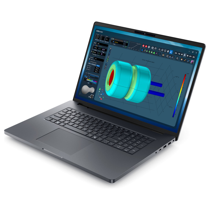 Dell Pro Max 18 Plus MB18250 laptop, 18-inch, Intel Core Ultra 7 265HX, 32 GB RAM, 1 TB SSD, NVIDIA RTX PRO 2000, Windows 11 Pro