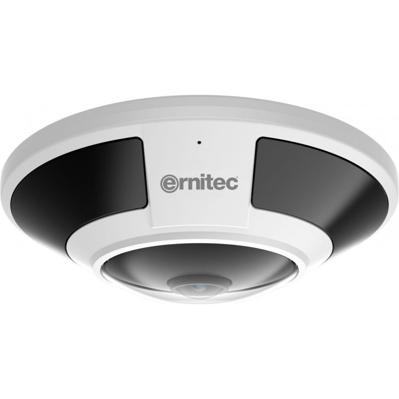 Ernitec Saturn Pro 12MP fisheye security camera, 15 m, PoE, IP66, IK10, NDAA