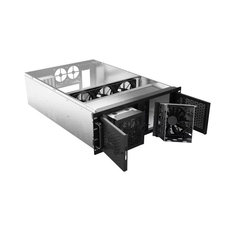 Lanberg SC01-6504-12B server chassis, E-ATX 650/12, 19-inch, 4U