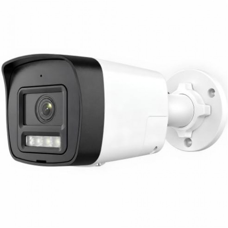 Miton NT-IP108CA-DL IP camera, 8 MP 4K, 2.8 mm lens, IR and white light, IP67, PoE
