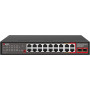 Getfort GF-120G-16P-240 PoE switch, 16 x 10/100 PoE + 2 x GE + 2 x SFP, 240 W
