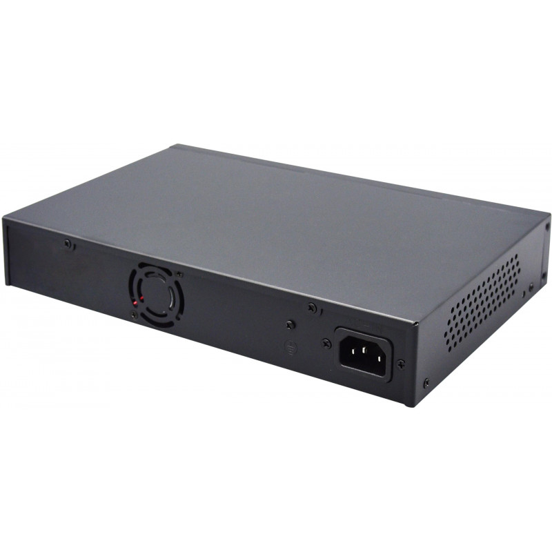 Getfort GF-220G-16P-240 PoE switch, 16 x GE PoE + 2 x GE + 2 x SFP, 240 W