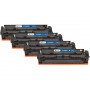 G&G compatible toner cartridges NT-PH203UBK/UC/UM/UY-B-V5-4-S1 (4 pcs), black, cyan, magenta, yellow