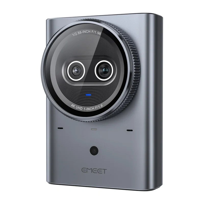 Emeet Prime SE webcam, 4K, dual lens
