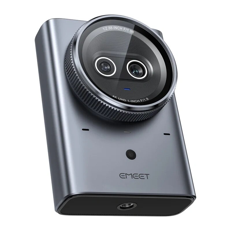 Emeet Prime SE webcam, 4K, dual lens