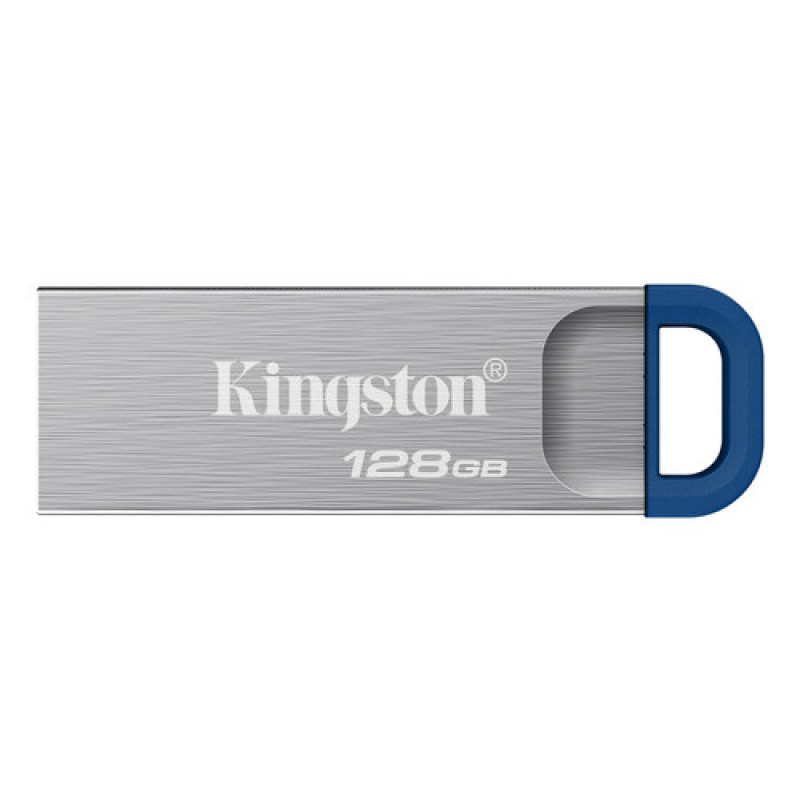 Kingston DataTraveler Kyson DTKNG2/128GB USB flash drive, 128 GB, USB 3.2 Gen 1, metal