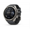 Garmin Fenix 9 Pro inReach smartwatch, 51 mm, titanium case, graphite/black silicone band