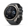 Garmin Fenix 9 Pro inReach smartwatch, 51 mm, titanium case, graphite/black silicone band