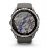 Garmin Fenix 9 Pro inReach smartwatch, 51 mm, titanium case, graphite/black silicone band