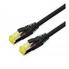 Roline 21.15.0750 outdoor Cat6A S/FTP patch cable, LSOH, 0.5 m, black