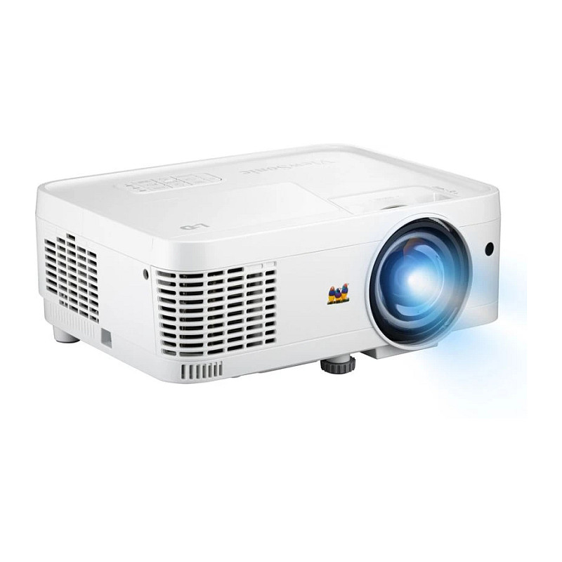 ViewSonic LSD300W-ST short throw projector, 3300 ANSI lumens, DLP, WXGA (1280x800), white