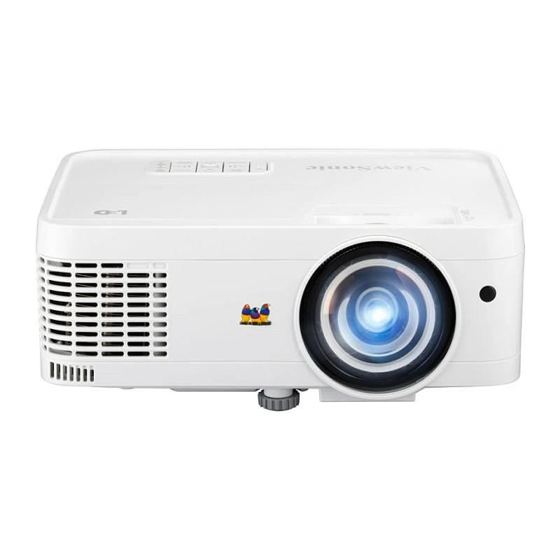 ViewSonic LSD300W-ST short throw projector, 3300 ANSI lumens, DLP, WXGA (1280x800), white