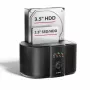 Axagon ADSA-SC docking station for 2.5/3.5-inch SATA drives, USB-C 5 Gbps, with cloning function