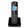Alcatel S280 EWE DECT cordless telephone with hands-free function, black