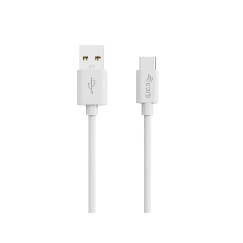 Equip 128845 USB-A to USB-C 2.0 cable, 3 A, 0.3 m, white