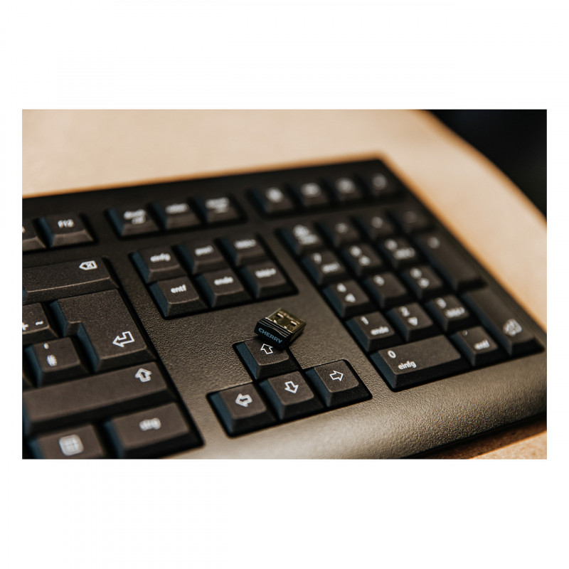 Cherry KW 3000 wireless desktop keyboard, 2.4 GHz, AZERTY (French), black