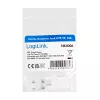 LogiLink NK4006 RJ45 keystone module, Cat.5e UTP, 90° punch-down, white