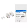 LogiLink NK4006 RJ45 keystone module, Cat.5e UTP, 90° punch-down, white
