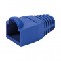 LogiLink MP0066 RJ45 plug cable boot 6.5 mm, blue (50 pcs)