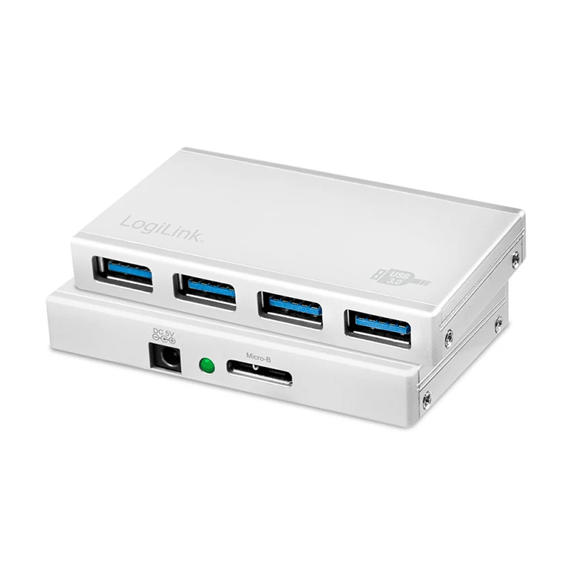 LogiLink UA0421 USB 3.0 hub, 4 ports, with power supply
