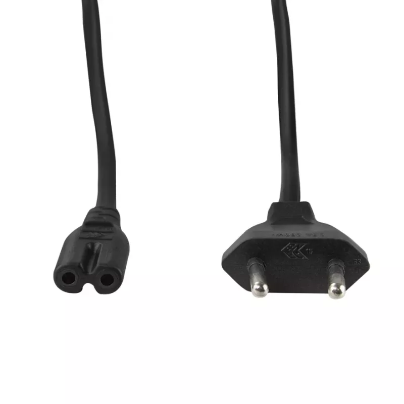 LogiLink CP192 power cable, CEE 7/16 to IEC C7, black, 1 m